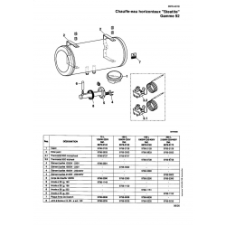 ANODE D.26 LG.252MM DE DIETRICH réf : 97861151