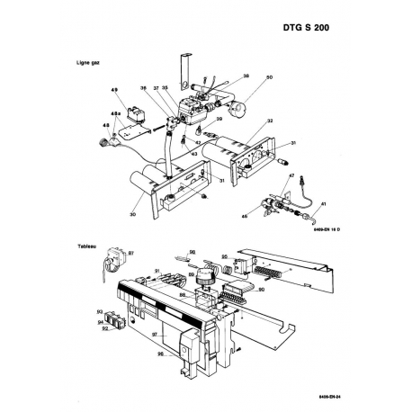 Thermostat de fumées avec câble DE DIETRICH Réf : 84098581