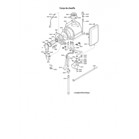 Sonde NTC par 2 pièces . DE DIETRICH réf : S58733