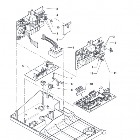 circuit imprimé vaillant T4 /1E réf:130438