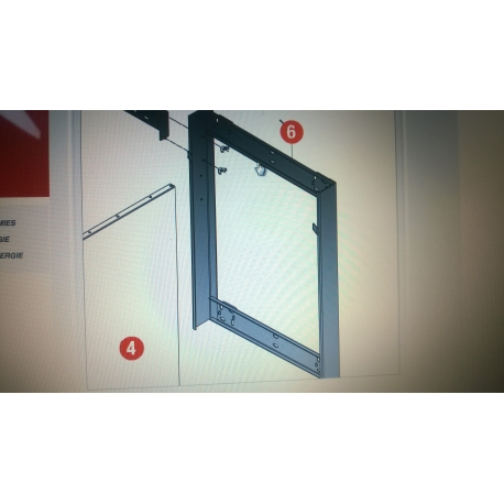 Dosseret écartement HM25/32 CD/EVO Frisquet réf : F3AA40972