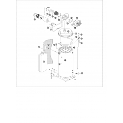 Corps de chauffe + Calorifuge/joints HV23 Mixte/C.S 90->94.27 FRISQUET réf : 405180