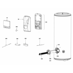 Corps de chauffe ACI HYBRIDE 300L Version Socle Réf : 030147